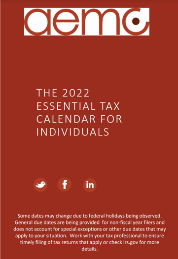 2022 individual calendar image